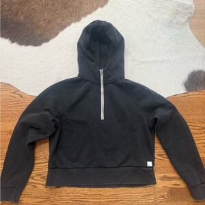 Vuori Black Half-Zip Hoodie